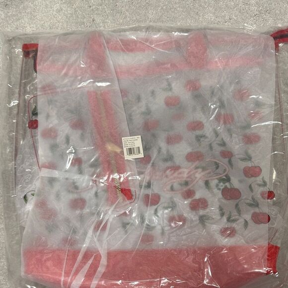 NWT Ed Hardy Cherries Clear Tote - Picture 4 of 11